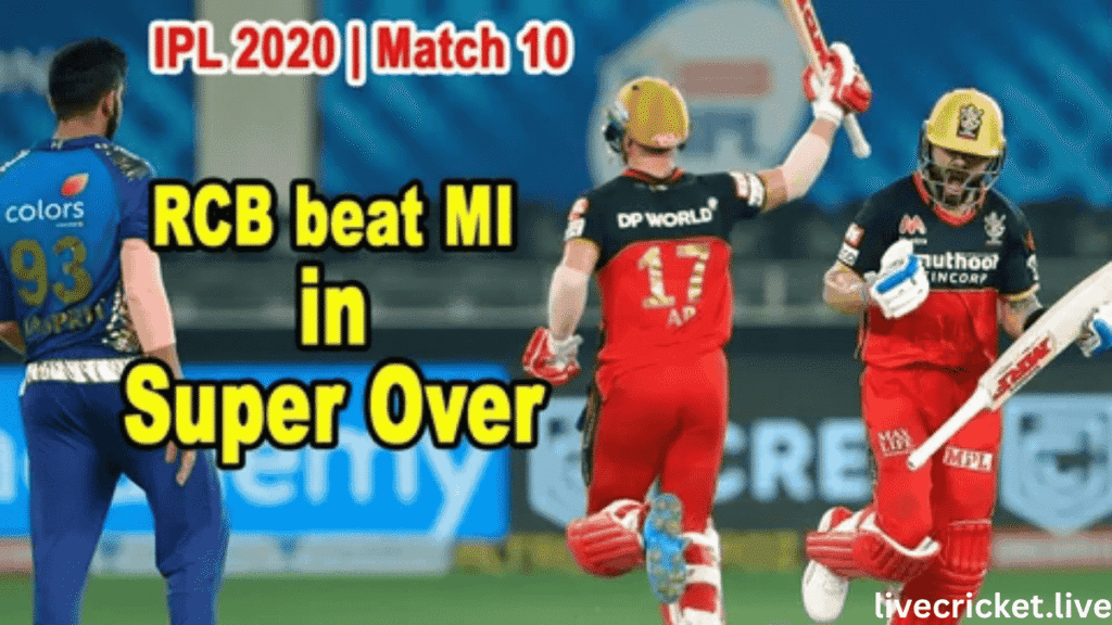 RCB vs MI Match Scorecard Full IPL Analysis & Stats