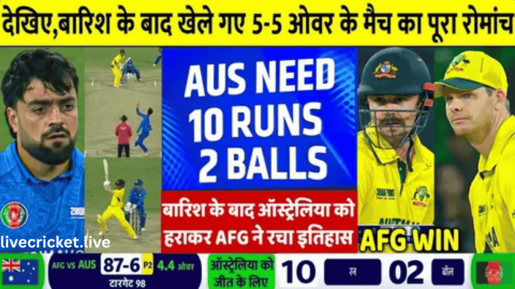 Afghanistan vs Australia Scorecard A Tale of Grit and Glory