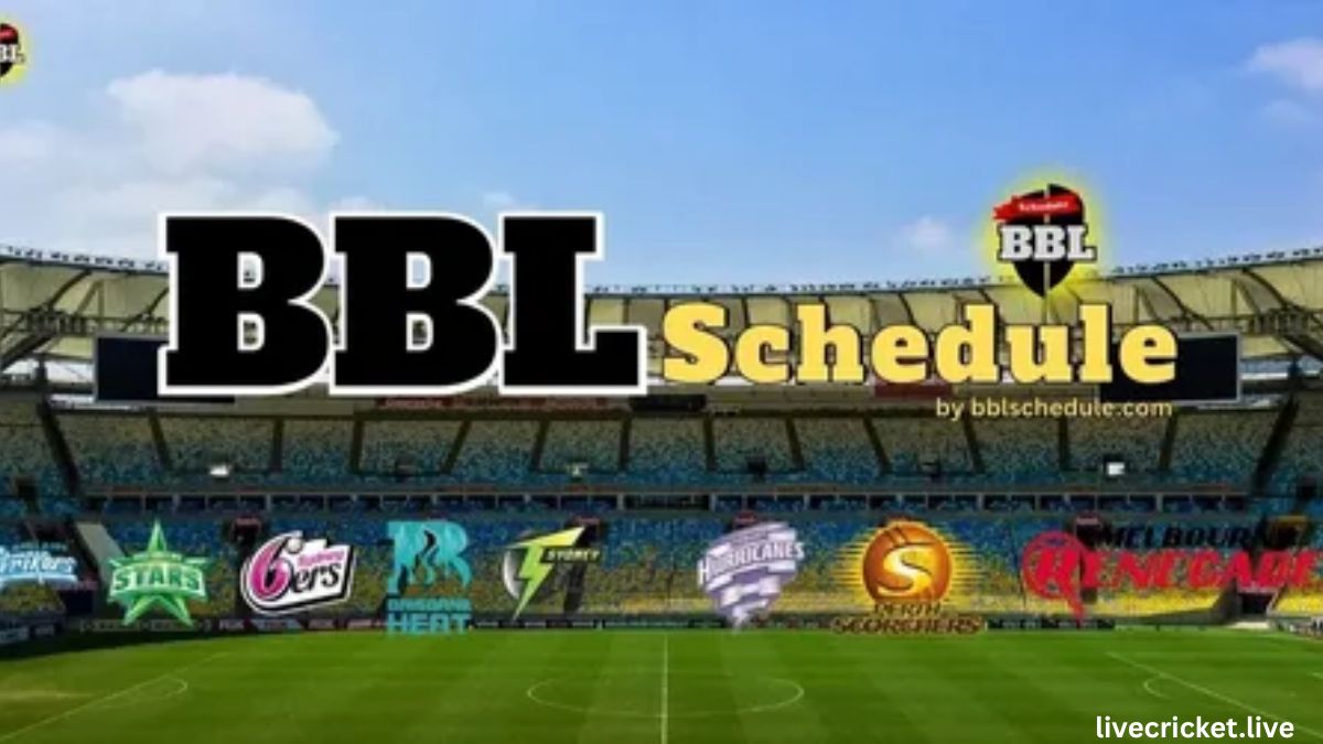 Big Bash League match schedule 2025